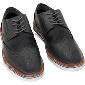 Vance Co Warrick Wingtip Derby Oxford Gray Men's Dress Shoes 11M